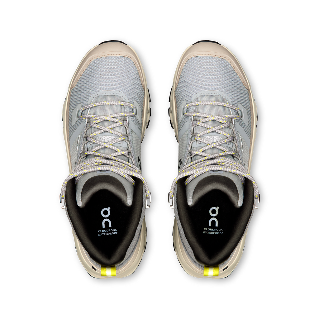 ON Cloudrock Mid WP - Alloy | Ice